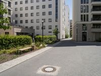 Residential Area in Berlin: High-Rise Condominiums