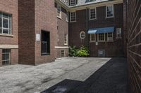 Residential Area: Brick Building in Toronto