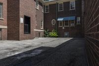 Residential Area: Brick Building in Toronto