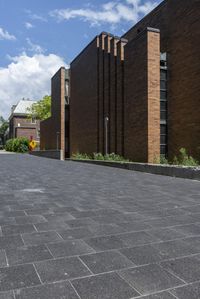 Residential Area with Brick Facade: Experiencing City Life