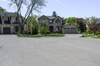 Residential Area in Canada: Brick Wall Entry