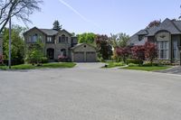 Residential Area in Canada: Brick Wall Entry