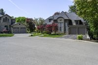 Residential Area in Canada: Brick Wall Entry