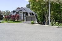 Residential Area in Canada: Brick Wall Entry