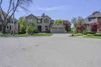 Residential Area in Canada: Brick Wall Entry