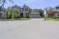 Residential Area in Canada: Brick Wall Entry