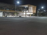 Residential Area: City Streets and Lights