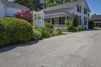 Residential Area with Clear Sky in Suburban Neighborhood