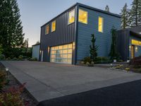 Residential Area with Concrete Street in California