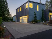 Residential Area with Concrete Street in California