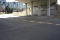Residential Area on a Sunny Day with Concrete Road