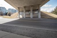 Residential Area on a Sunny Day with Concrete Road