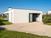 Residential Area in Europe: A House Surrounded by Gravel