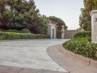Residential Area Garden: Exploring Real Estate Architecture