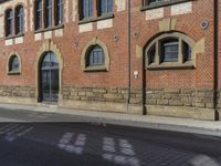 Residential Area in Germany: A Brick Facade