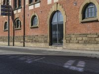 Residential Area in Germany: A Brick Facade