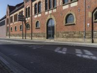 Residential Area in Germany: A Brick Facade