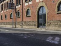 Residential Area in Germany: A Brick Facade