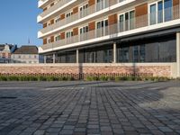 Residential Area in Germany: A Brick Wall