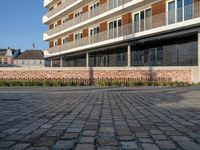 Residential Area in Germany: A Brick Wall