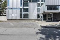 Residential Area: Glass Wall and City Life