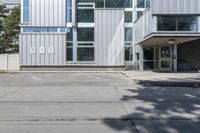 Residential Area: Glass Wall and City Life