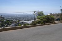 Residential Area in the Hollywood Hills of California, USA