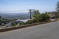 Residential Area in the Hollywood Hills of California, USA