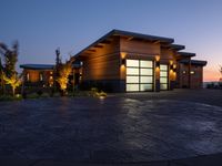 Residential Area with House and Tree