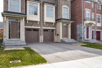 Residential Area with Houses and Buildings