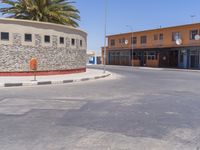 Residential Area Landscape with Clear Sky in Africa