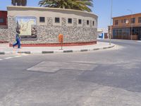 Residential Area Landscape with Clear Sky in Africa