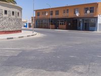 Residential Area Landscape with Clear Sky in Africa