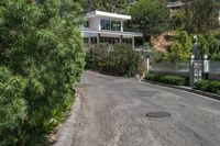 Residential Area in Los Angeles: Day with Clear Sky