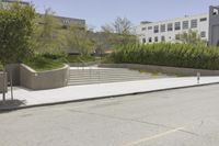 Residential Area in Los Angeles: Green Grass and Trees