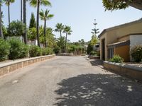 Residential Area in Mallorca: A Clear Sky View