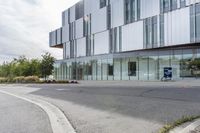 the building is designed to make people feel comfortable to work outside its windows, so that the parking lot can be reached