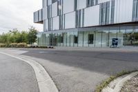 the building is designed to make people feel comfortable to work outside its windows, so that the parking lot can be reached