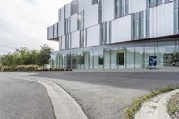 the building is designed to make people feel comfortable to work outside its windows, so that the parking lot can be reached