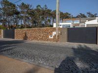 Residential Area in Porto, Portugal: Cobblestone Road