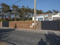 Residential Area in Porto, Portugal: Cobblestone Road