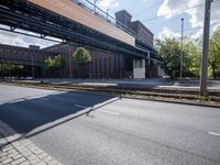 Residential Area in Berlin: A Road Bathed in Sunshine
