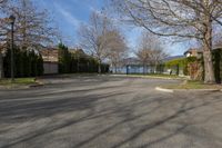 Residential Area in a Suburban Neighborhood in Canada