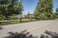 Residential Area in a Suburban Neighborhood: Lined with Trees and Grass