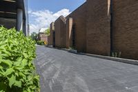 Residential Area in Toronto: Brick House and Green Grass