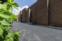 Residential Area in Toronto: Brick House and Green Grass