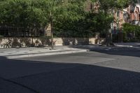 Residential Area in Toronto: A Hard Shadow on the Street