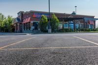 Residential Area in Toronto: A View of a Parking Lot