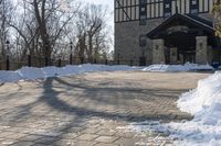 Residential Area in Toronto: Suburban House Surrounded by Nature