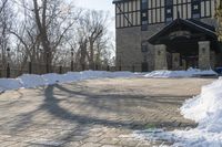 Residential Area in Toronto: Suburban House Surrounded by Nature